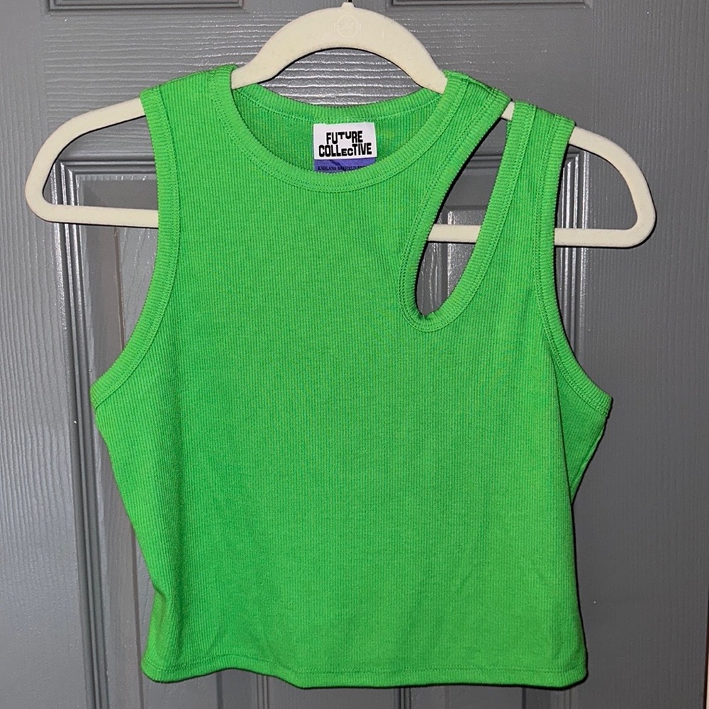 Future Collective Kahlana Barfield Brown Top